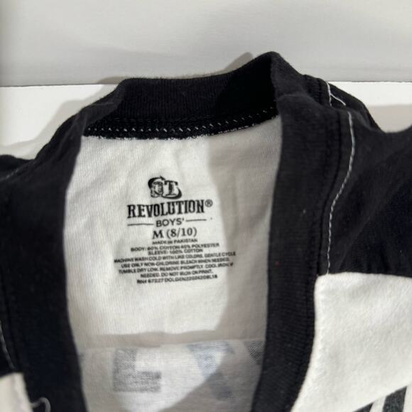 Revolution Awesome Raglan T Shirt Size Medium 8/10 Boys Short Sleeves - Picture 3 of 3